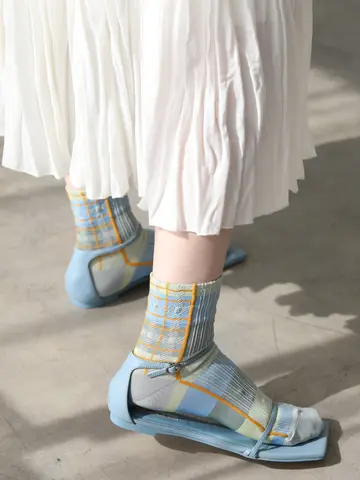 冷感キシリトールフロートショートソックス