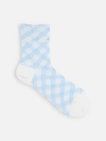 エンポリオアルマーニ シアーロゴショートソックス