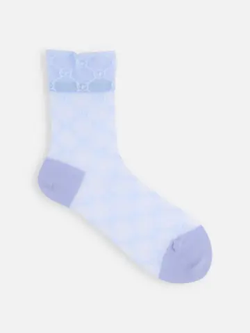 エンポリオアルマーニ シアーイーグルモノグラムショートソックス