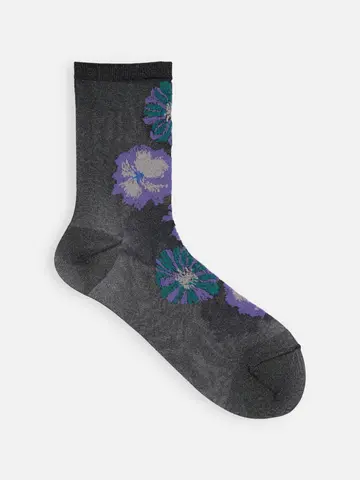 シアーグリッターラメブルームショートソックス