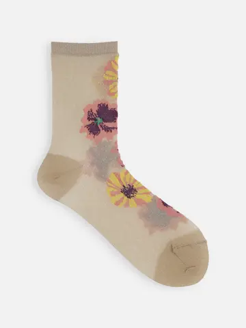 シアーグリッターラメブルームショートソックス