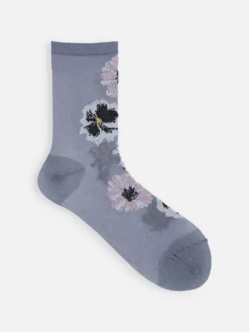 シアーグリッターラメブルームショートソックス