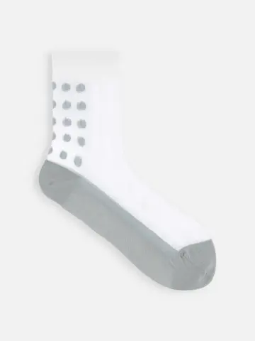 シースルー切替ドットショートソックス