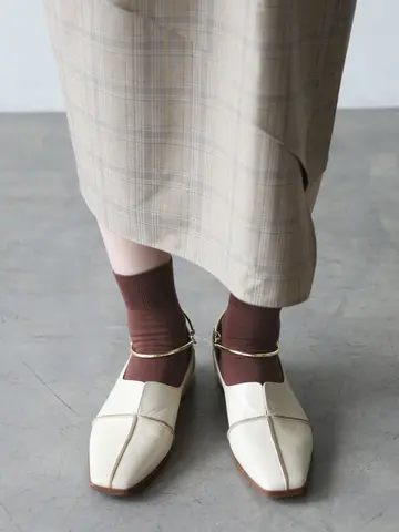 バンブーレーヨン無地ショートソックス