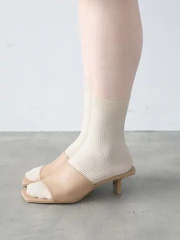 【定番】ソフトナイロンリブショートソックス