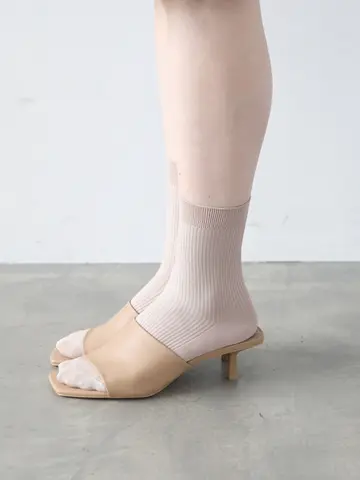 【定番】ソフトナイロンリブショートソックス