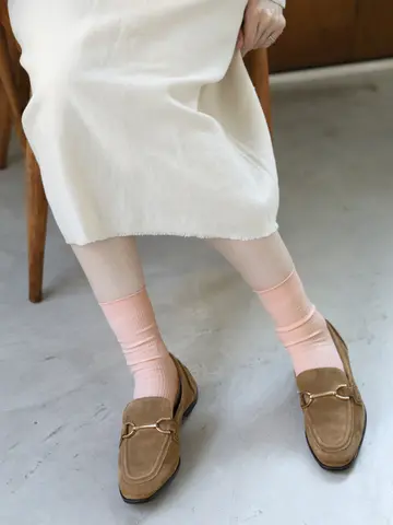 【定番】ソフトナイロンリブショートソックス