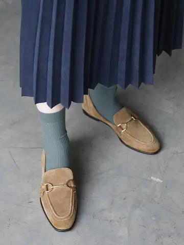 【定番】ソフトナイロンリブショートソックス
