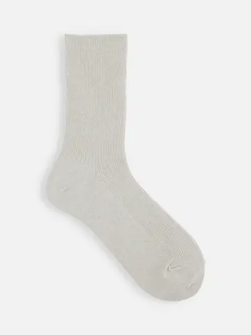 シャイニーラメリブソックス