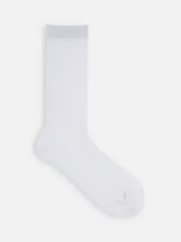 最高級綿スビンゴールド1×1リブソックス