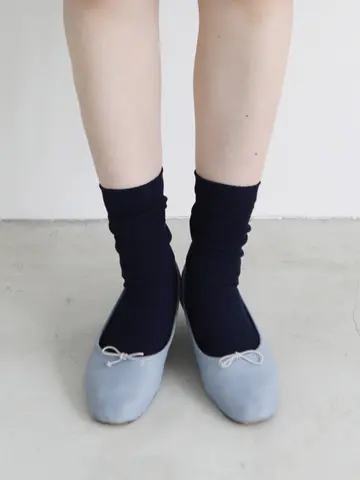 【定番】コットンブライトリブソックス