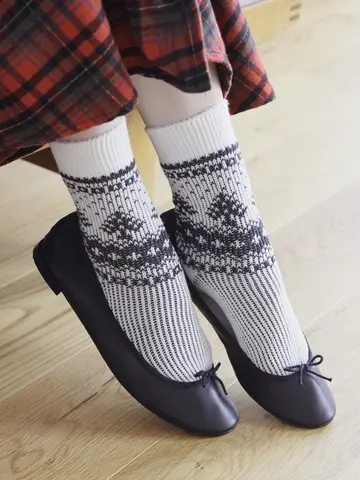 紡毛ツリーソックス