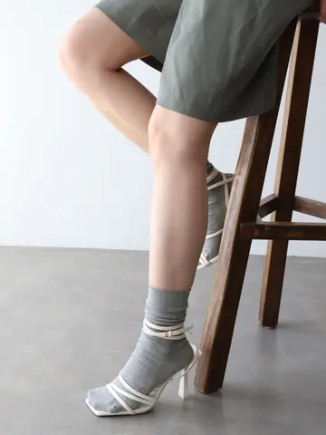 【最上級リネン】1×1リブソックス