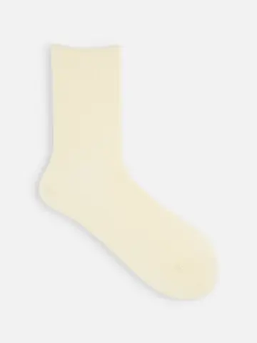 梳毛1×1リブソックス