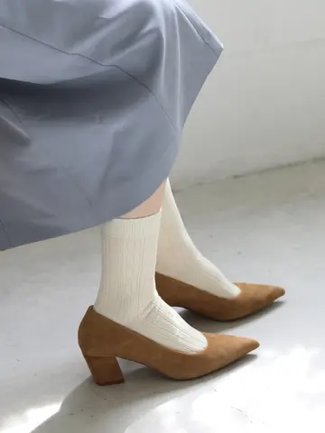 アンチピリング梳毛リンクスケーブルショートソックス