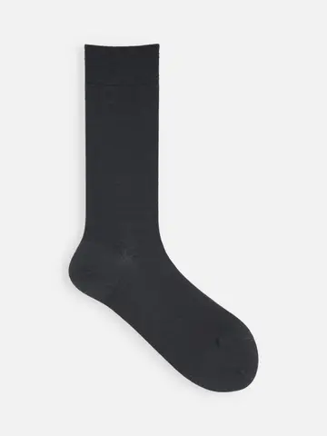 ハイゲージ梳毛ベタソックス