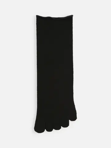 梳毛五本指ソックス