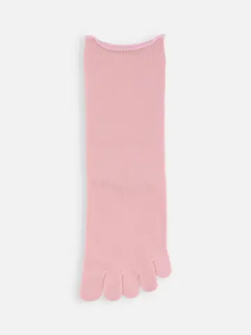 梳毛五本指ソックス