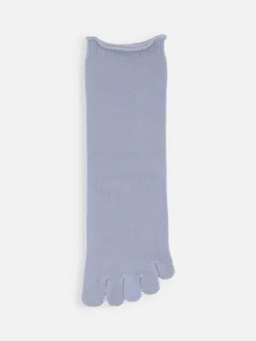 梳毛五本指ソックス