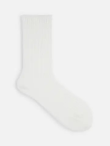 シルケット2×2リブソックス