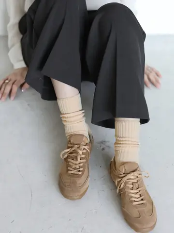 シルケット2×2リブソックス