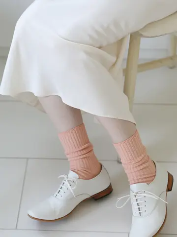 シルケット2×2リブソックス