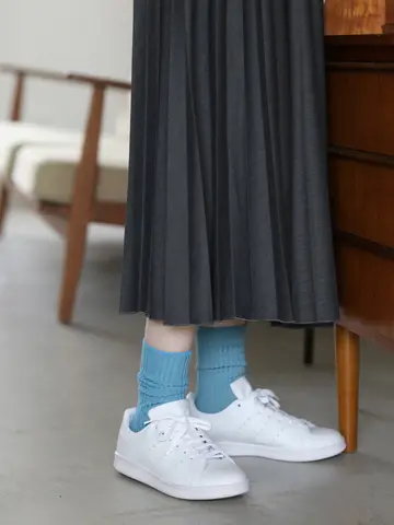 シルケット2×2リブソックス