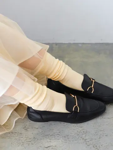 綿混リブベタソックス