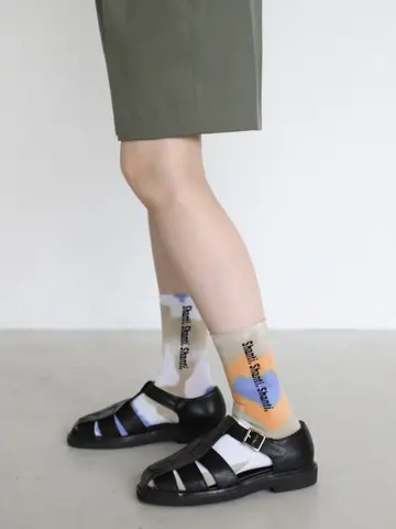 タイダイメッセージソックス
