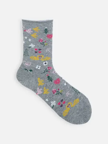 紡毛北欧クリスマスソックス