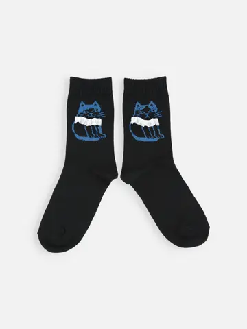 はちわれフリル付ショートソックス