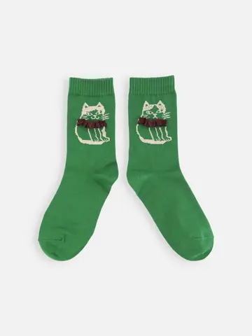 はちわれフリル付ショートソックス