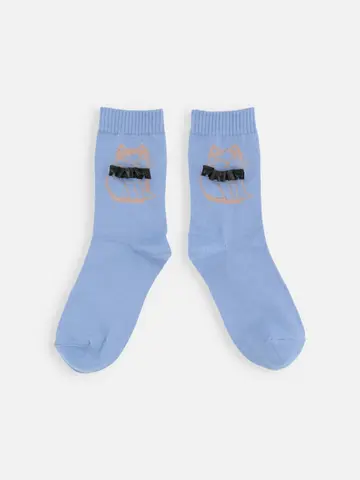 はちわれフリル付ショートソックス