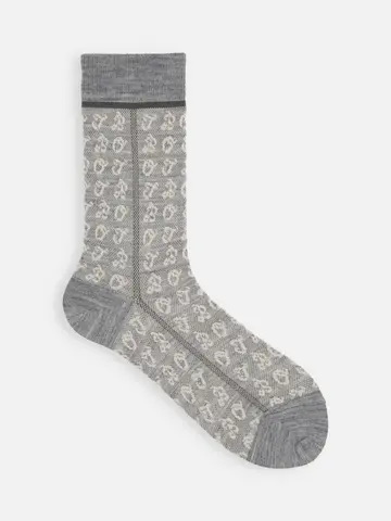 モノグラム風ソックス