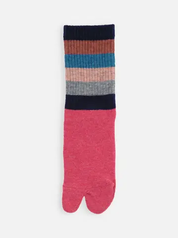 足袋アメリブマルチボーダーソックス