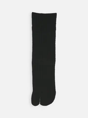 毛混 メッシュ柄足袋ソックス