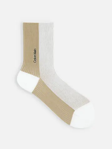 Calvin Klein 刺繡ストライプソックス