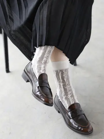 もさもさストライプソックス