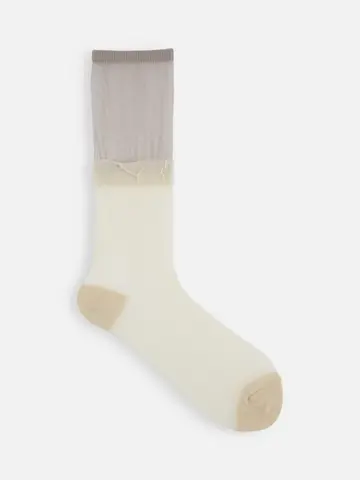 シアーレイヤード風ソックス