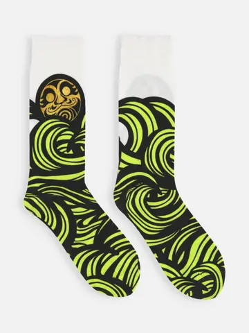 《KEN IKEDA meetsTabio》プリントソックス