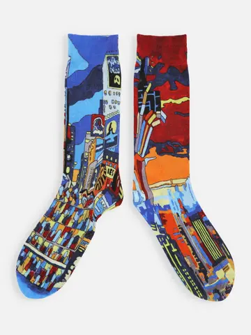 《KEN IKEDA meetsTabio》プリントソックス