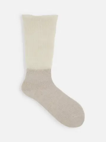 モヘアルーズハイカットソックス