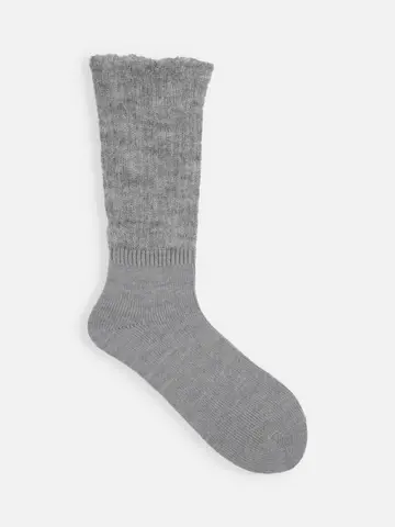 モヘアルーズハイカットソックス