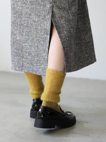 モヘアルーズハイカットソックス