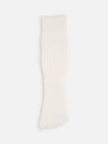 毛混 リブルーズ五本指ソックス