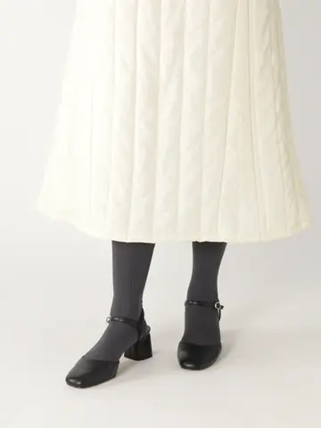 最高級スビンゴールド3×1リブハイソックス