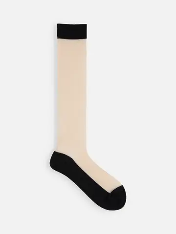 シアーカバー風ハイソックス