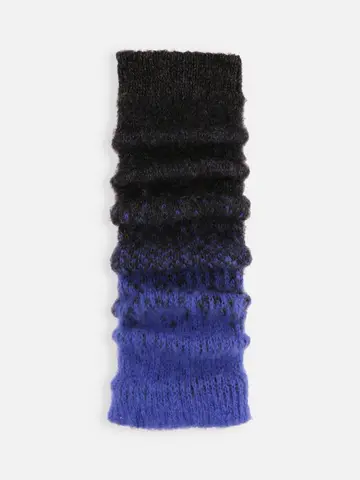 ジャカード起毛レッグウォーマー