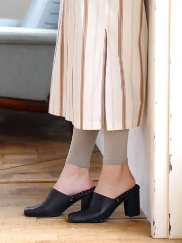 【定番】薄手コットン10分丈レギンス(JM～L)