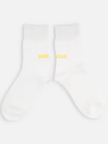【LOVELESSコラボ】メンズ ロゴショートソックス